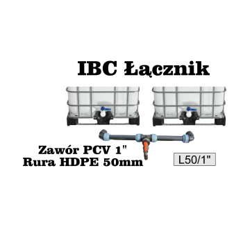 Łącznik IBC zawór PCV 1